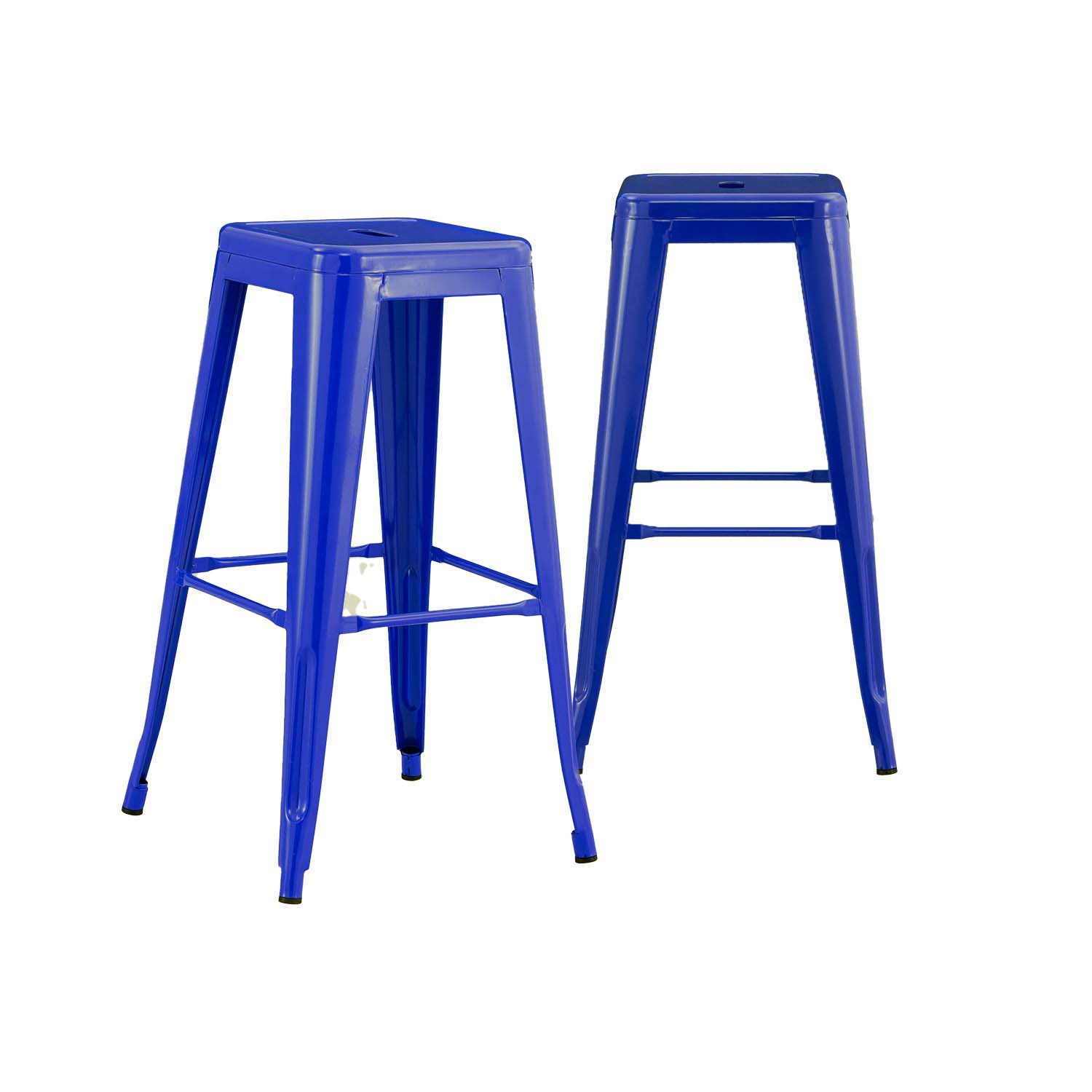 Pack 2 Taburetes Industriales Strong 43x43x77cm Thinia Home Packs de Taburetes 1